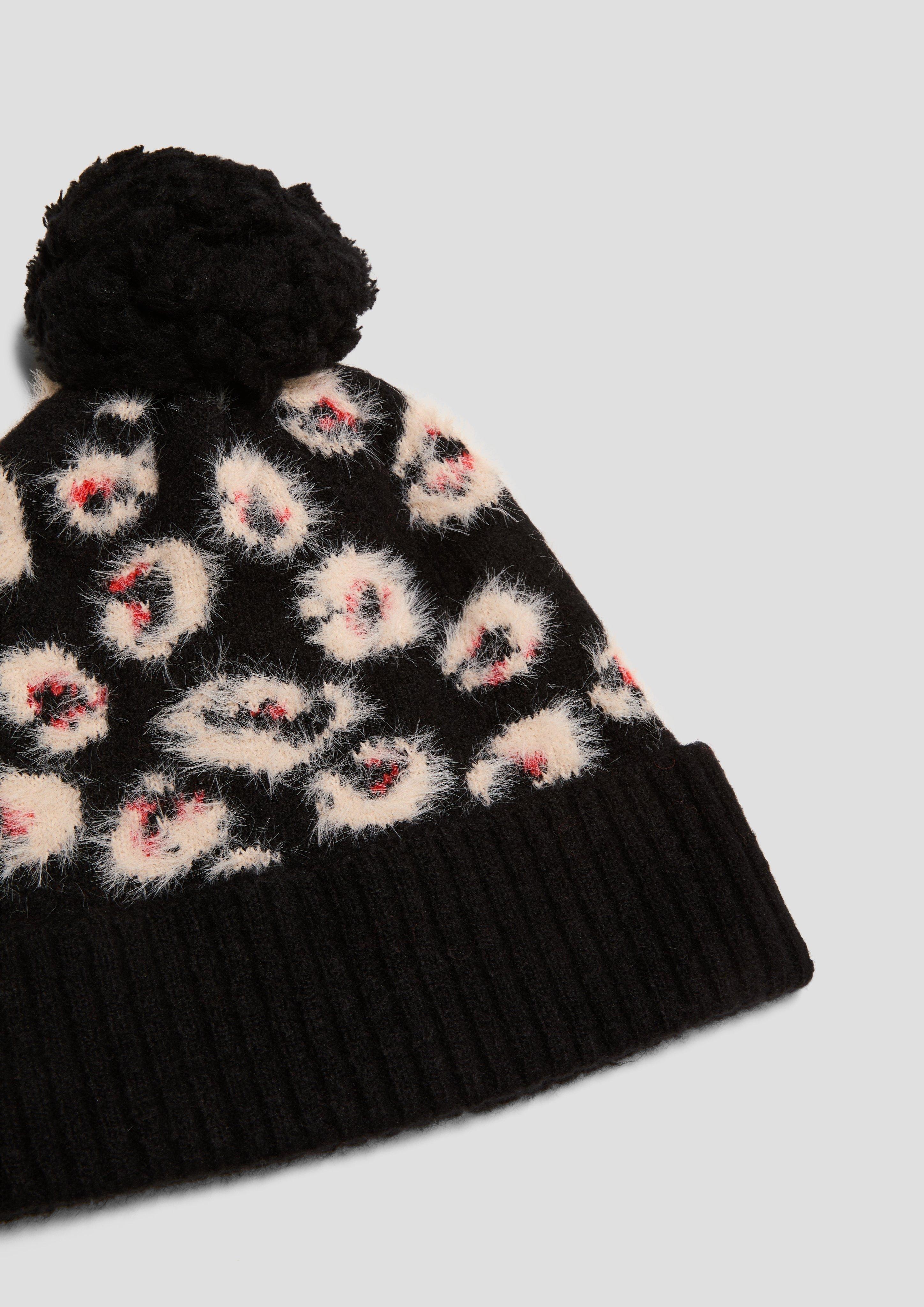 Beanie mit Animal-Print  2139235-99A1