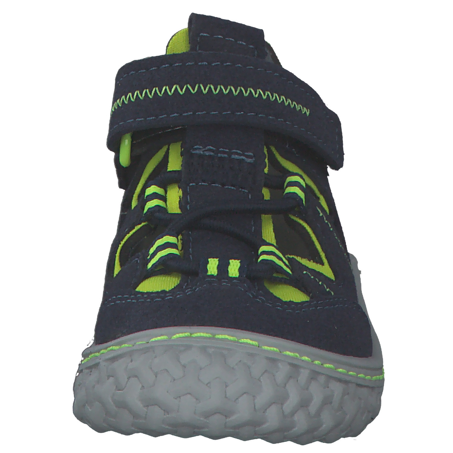 Ricosta Jerry 1700102 M, Lauflernschuhe, Kinder, ozean/neongelb