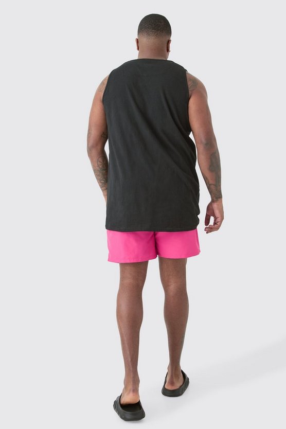Plus mittellang Badehose