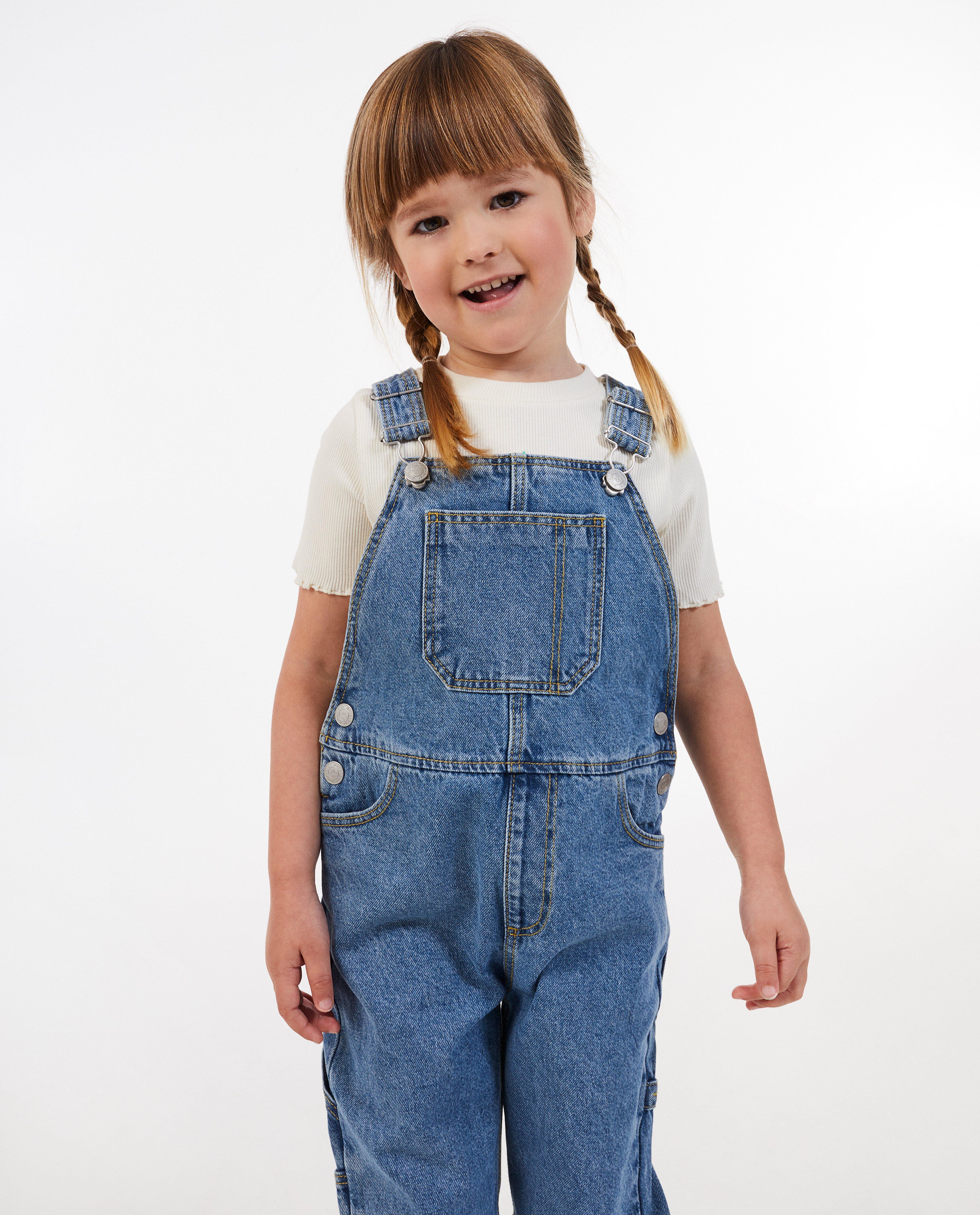 Milla Star Blue farmer overall kék