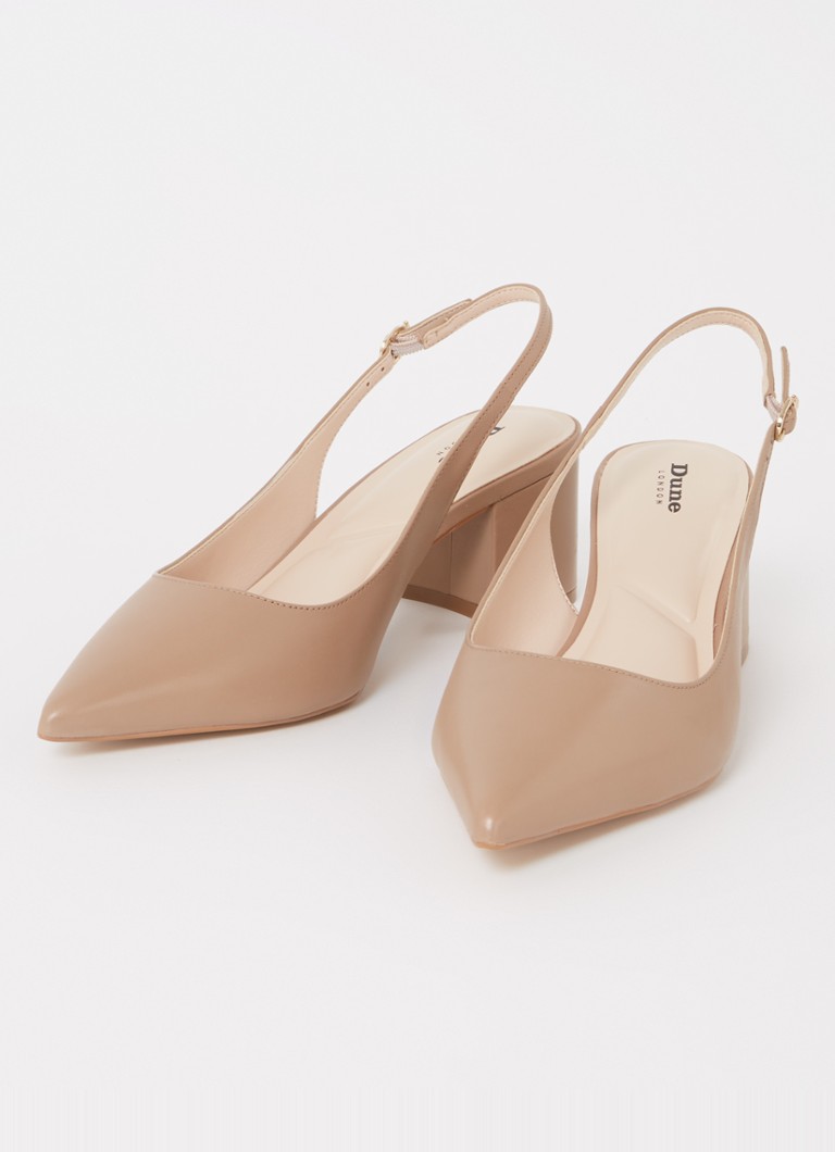 Pantofi cu toc din piele Dune London Compelled