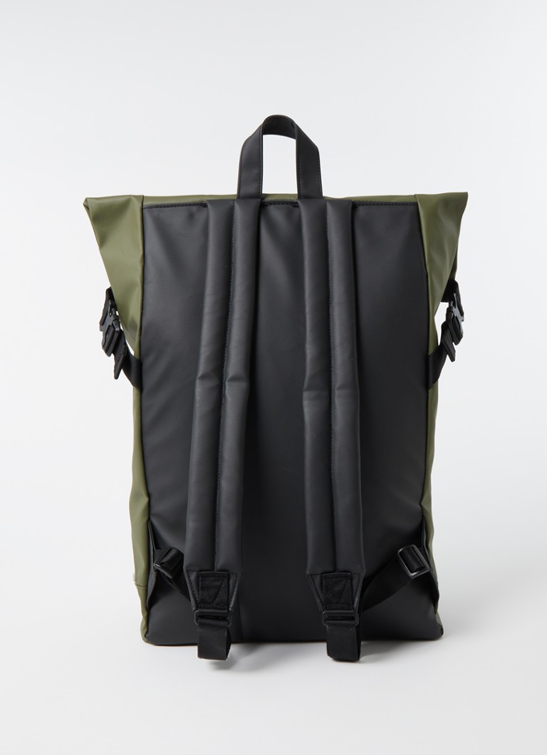 Herschel Supply Roll Top backpack with 15.6-inch laptop compartment and water-repellent coating