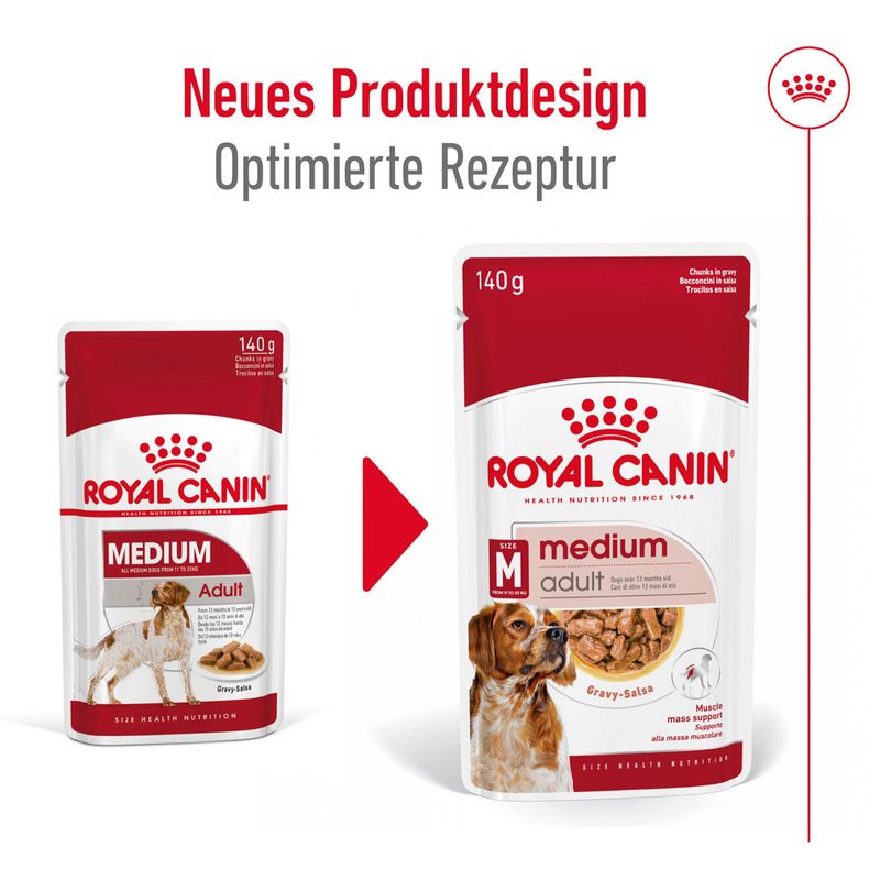 Royal Canin Medium Adult in Soße zu TOP-Preisen