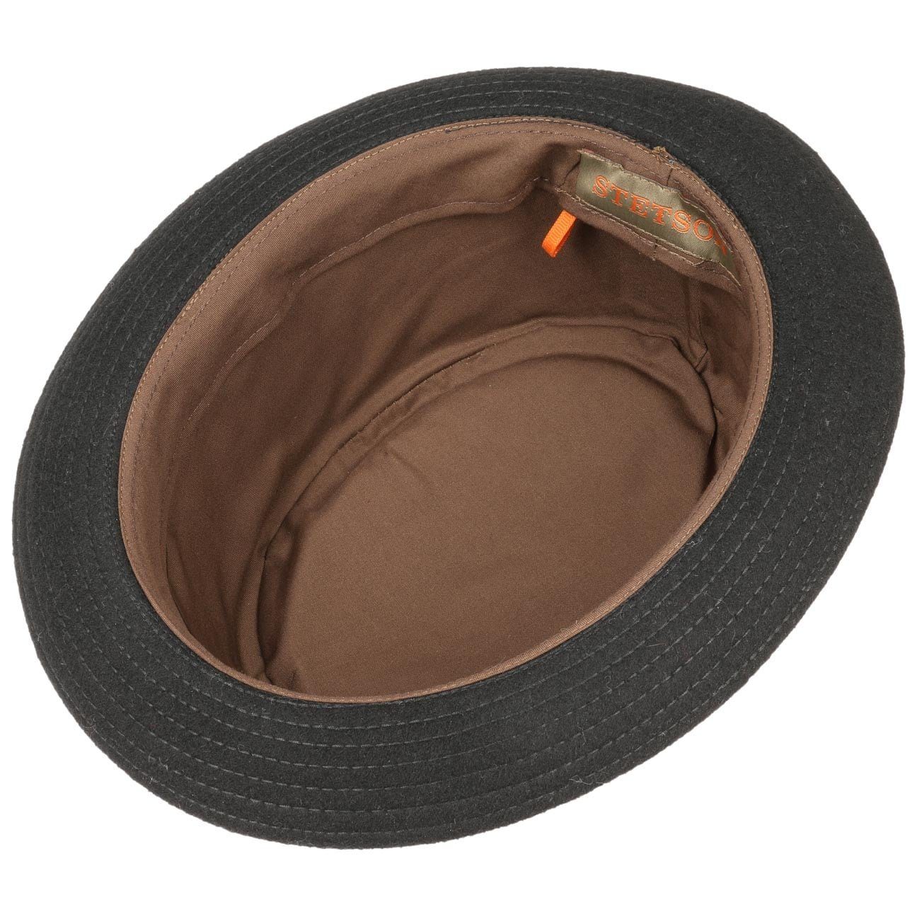 Stetson Fedora (1-St) Wollfilzhut mit Futter, Made in Italy