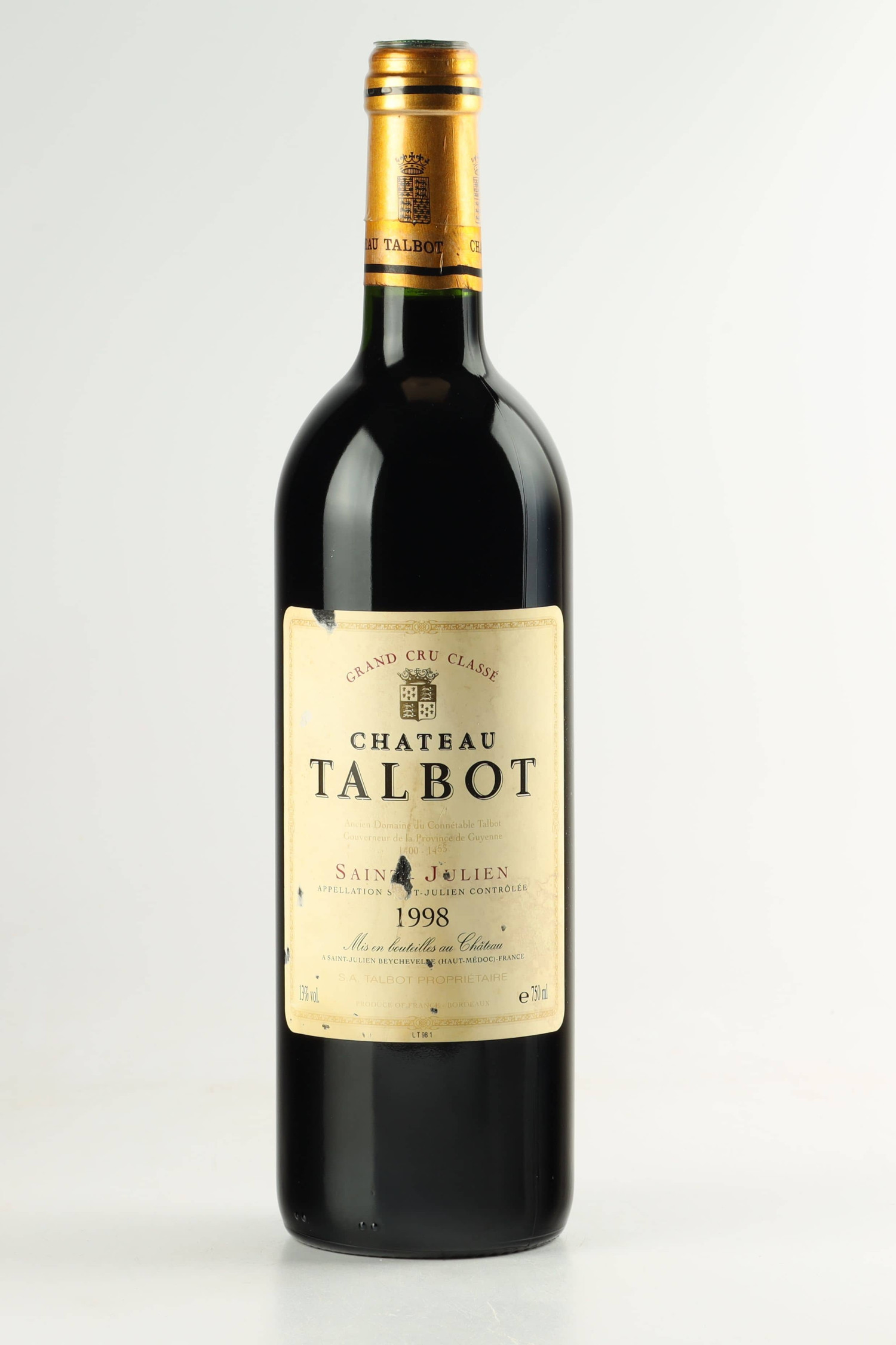 Château Talbot 1998, Saint Julien