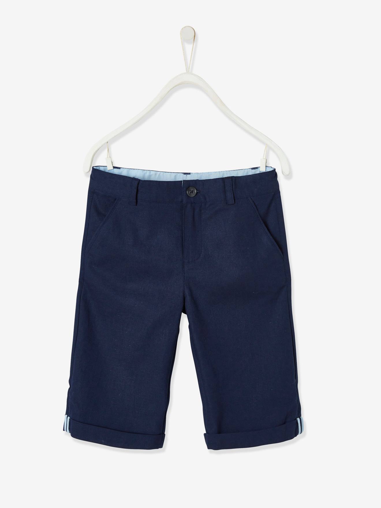 Vertbaudet Festliche Jungen Shorts - salbeigrün