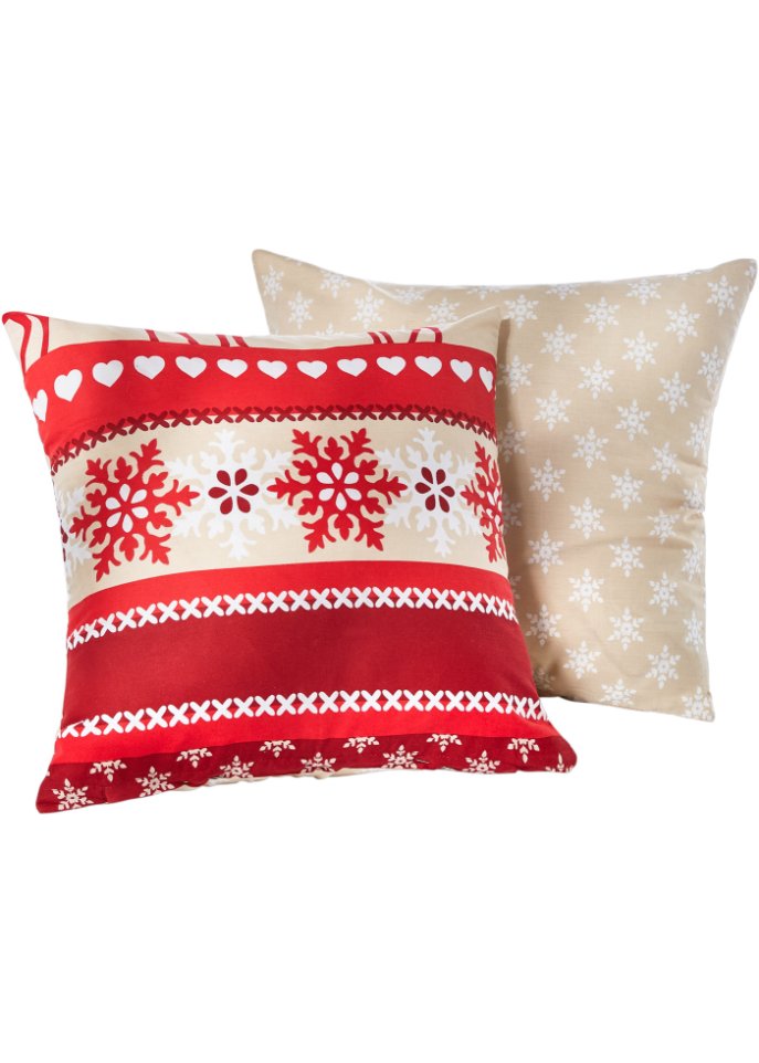 Tagesdecke mit weihnachtlichem Druck