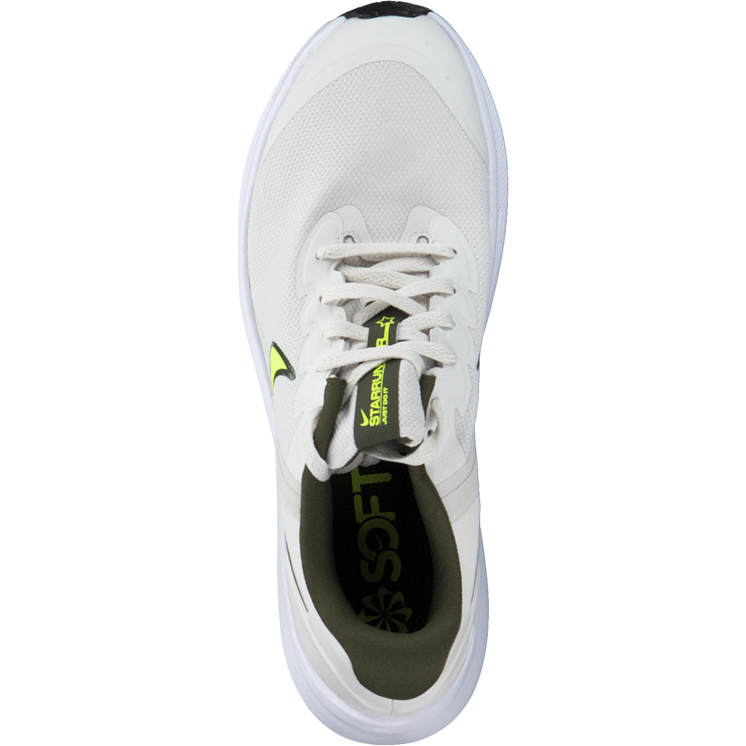 Nike Star Runner 3 DA2776 M, Sneakers Low, Herren, phantom/volt-rough green-white