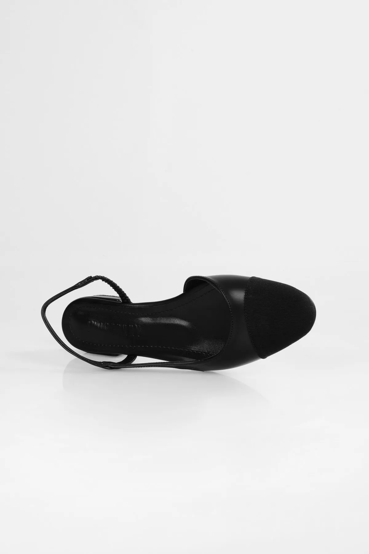 Shoeberry  Sefre Black Skin Casual Ballerinas für Damen