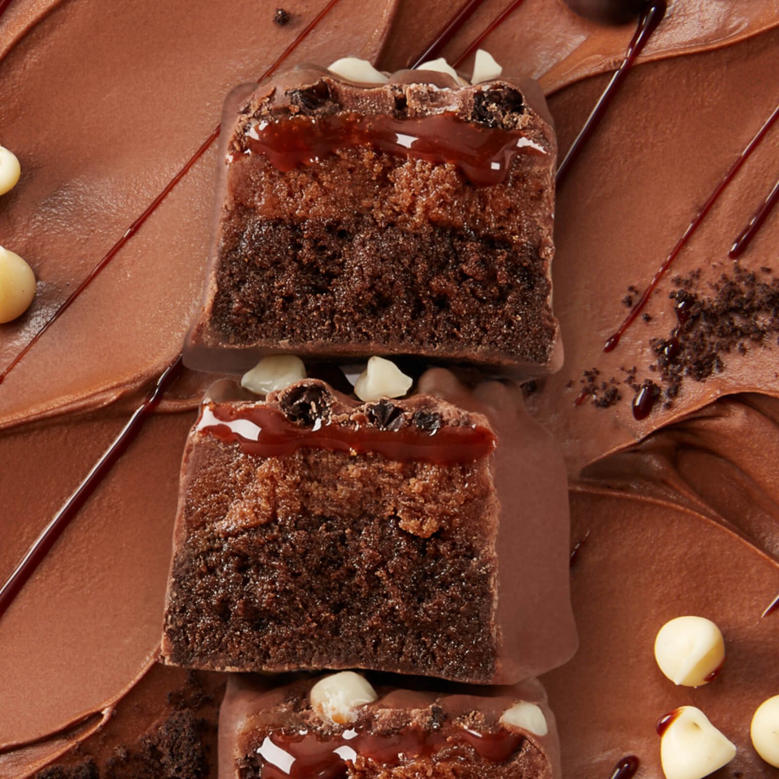 Retail Layered Bar, Triple Chocolate Fudge - NEW, 12x60g