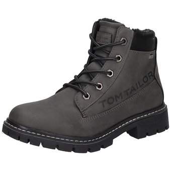 Tom Tailor Schnür Boots in grau