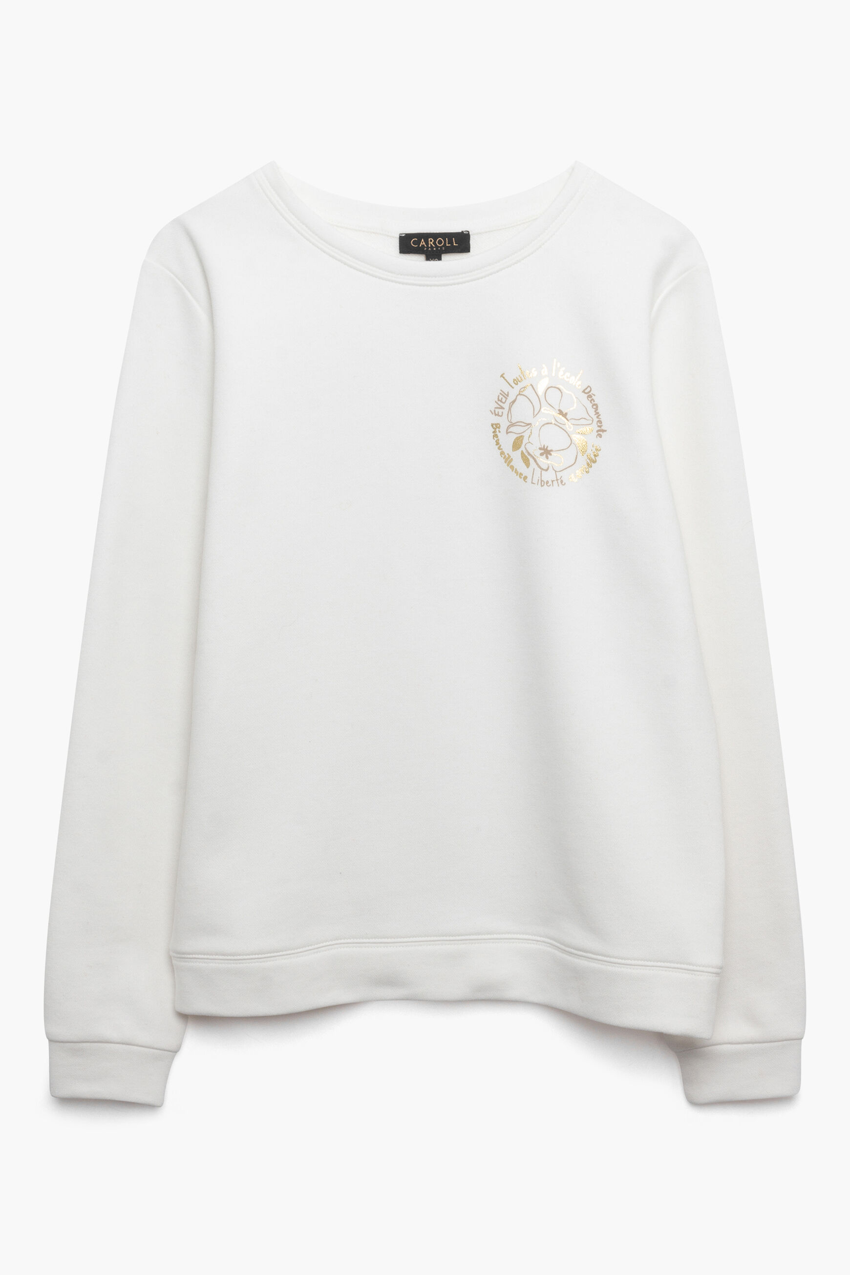 Sweat Jasmin ivoire femme