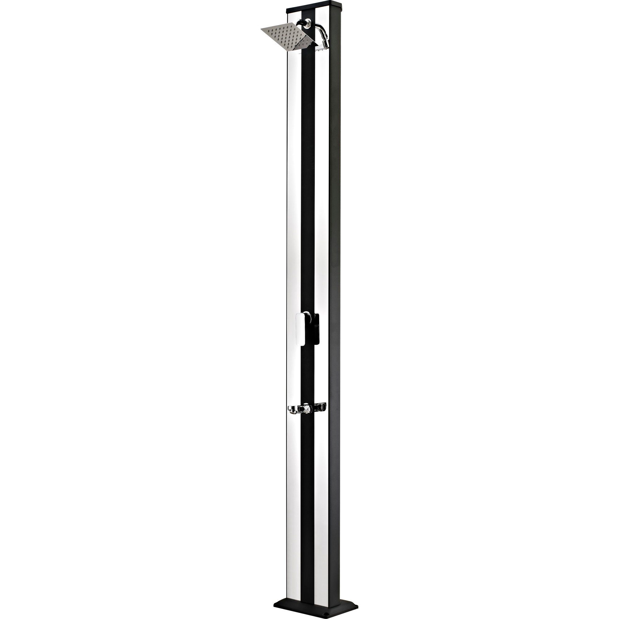 SUMMER FUN Solardusche Solar Dusche 38L Aluminium (Komplett-Set)
