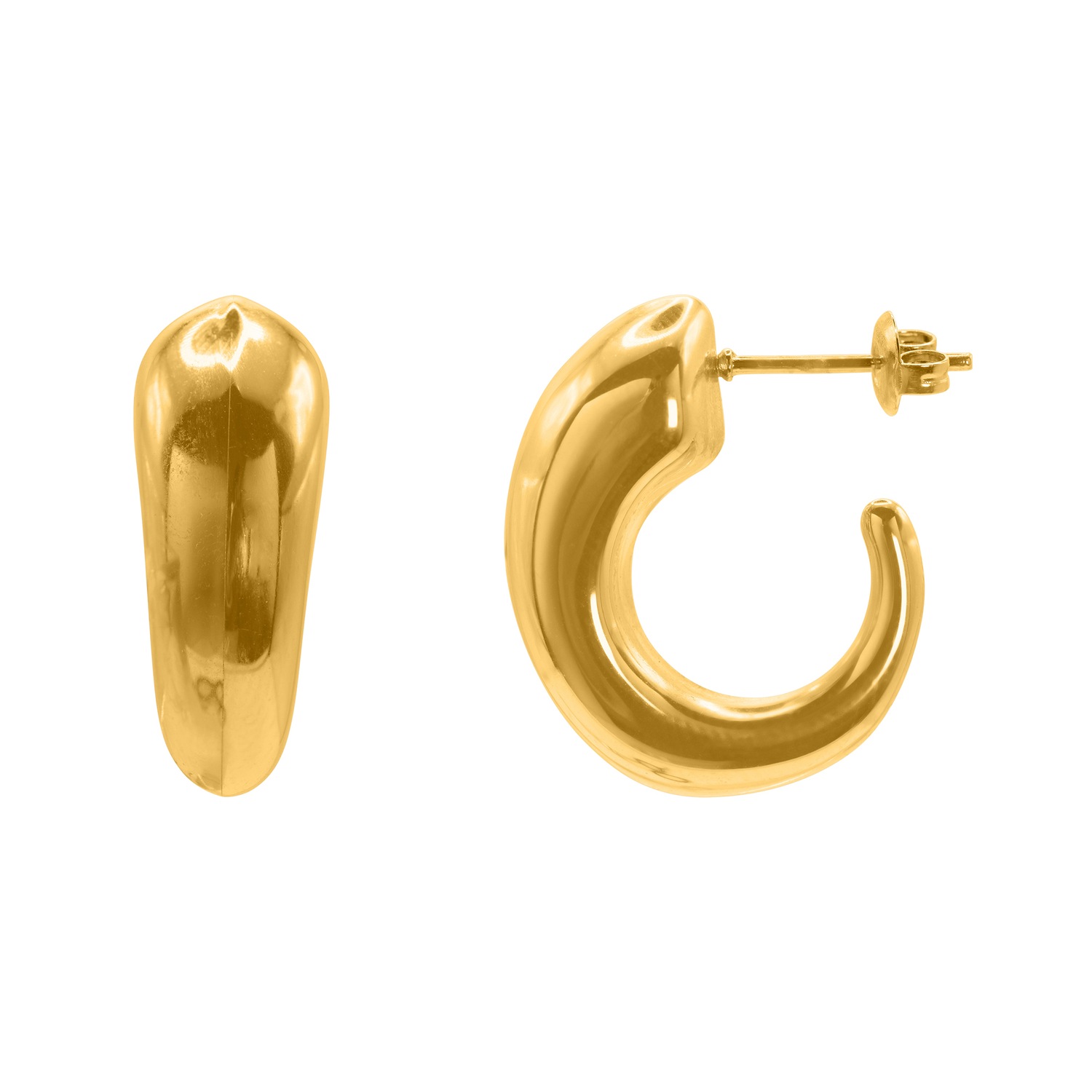 Boucles d'oreilles dorées Heideman Sempr