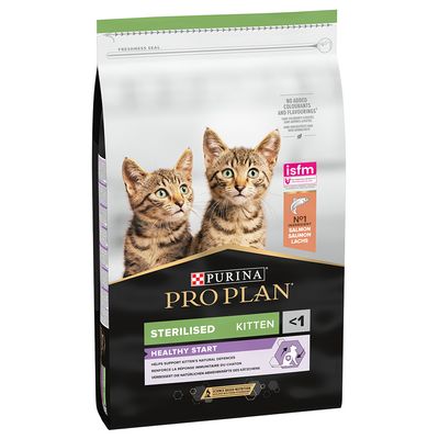 PURINA PRO PLAN Sterilised Kitten Healthy Start Lachs