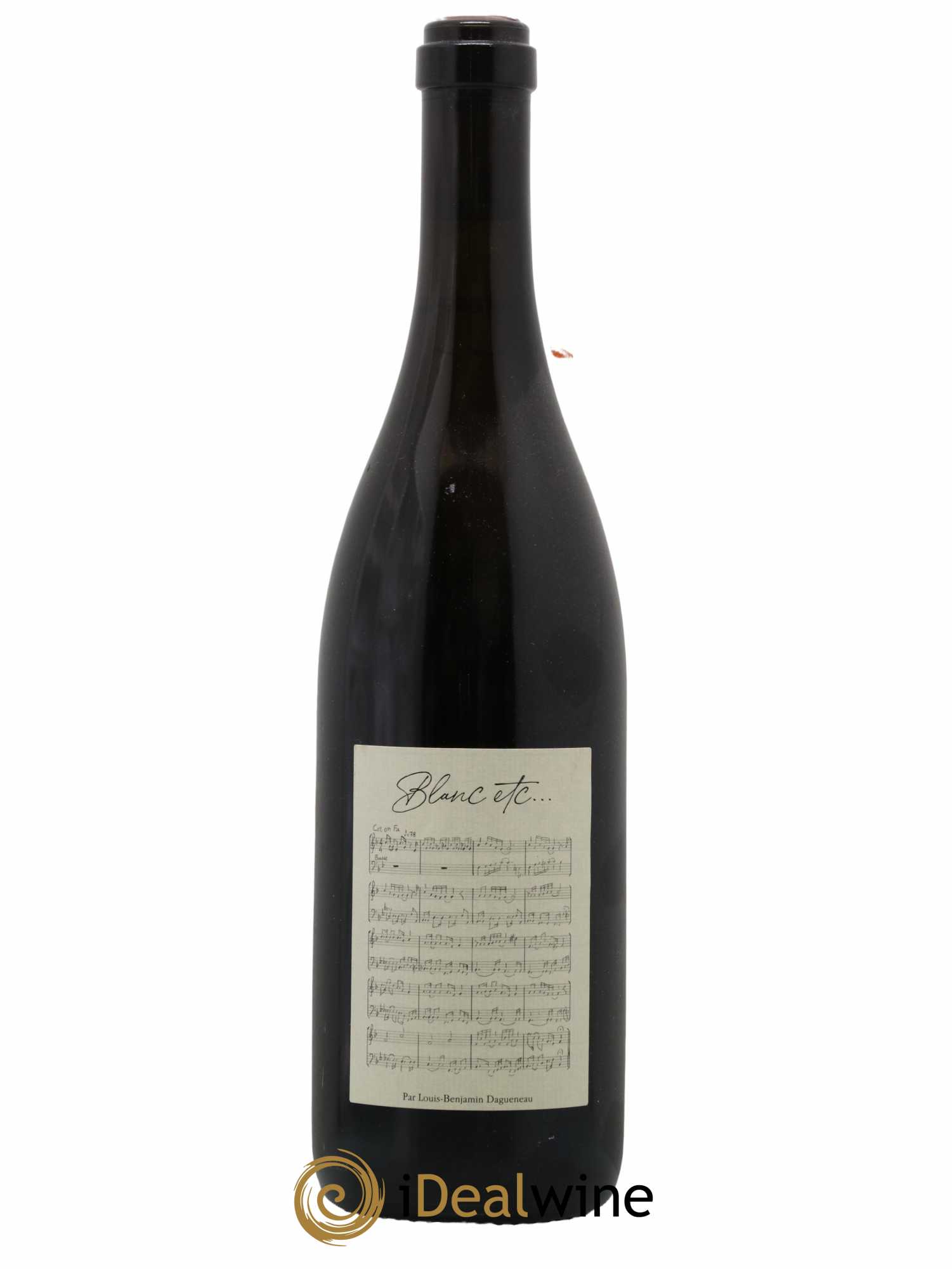 Vin de France Blanc Etc Dagueneau (Domaine Didier - Louis-Benjamin)  2018 - Lot de 1 Bouteille