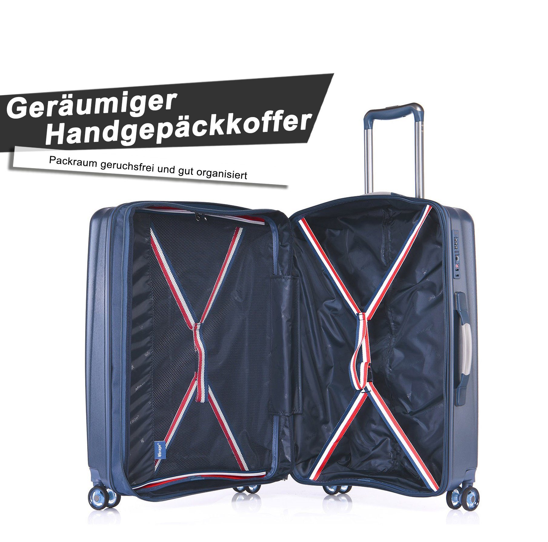 Verage Hartschalen-Trolley Kinetic 28