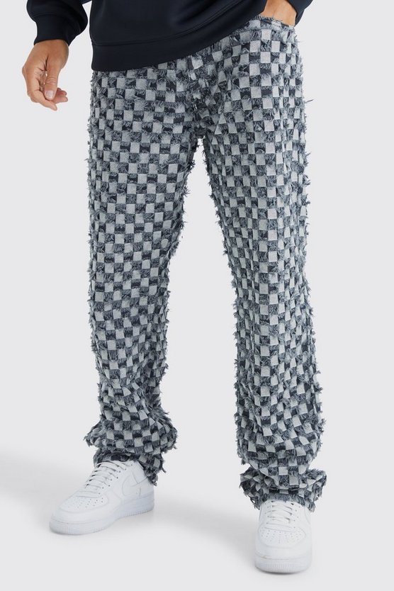 Tall lockere karierte Hose