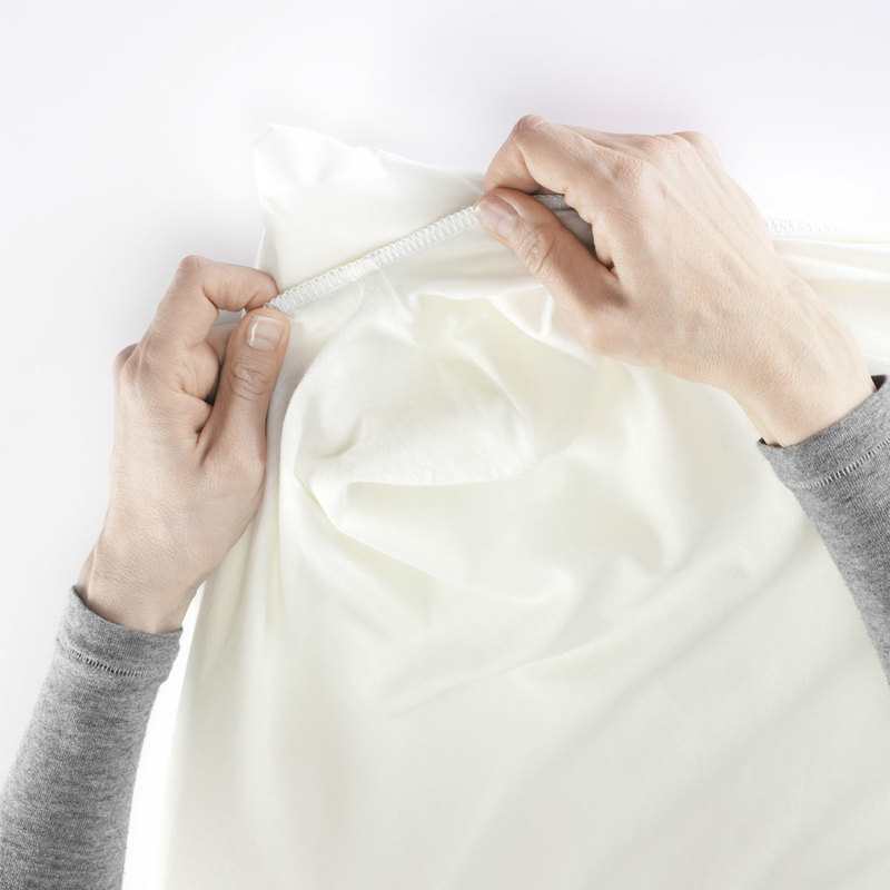 Drap housse pour lit parapluie blanc coton bio BabyBjörn