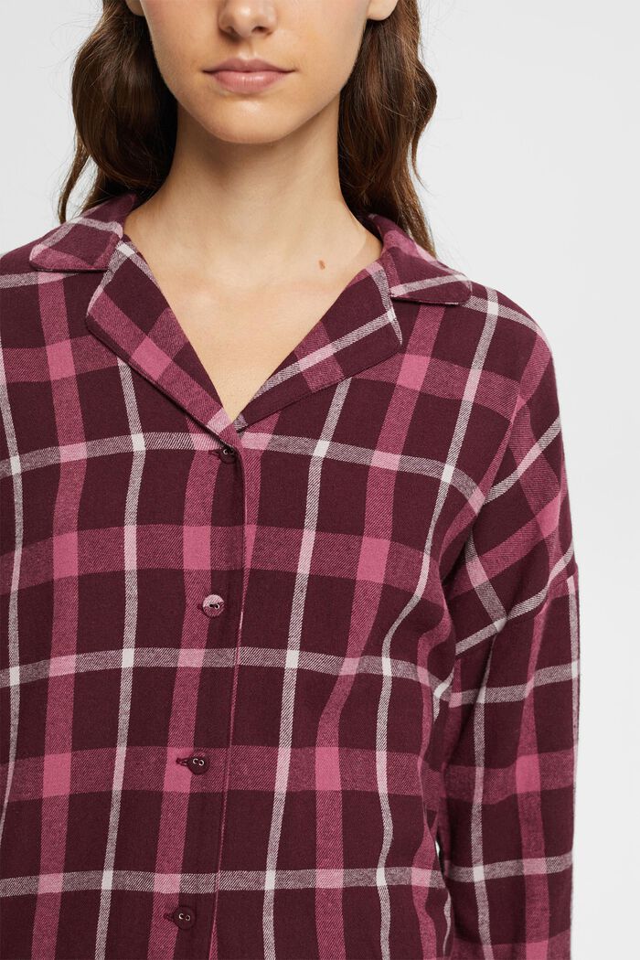 Pyjama-Set aus kariertem Flanell