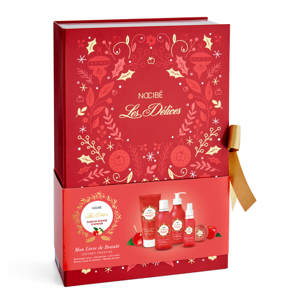 Nocibé Les Délices - Mon Livre de Beauté Coffret bain Pomme d'Amour