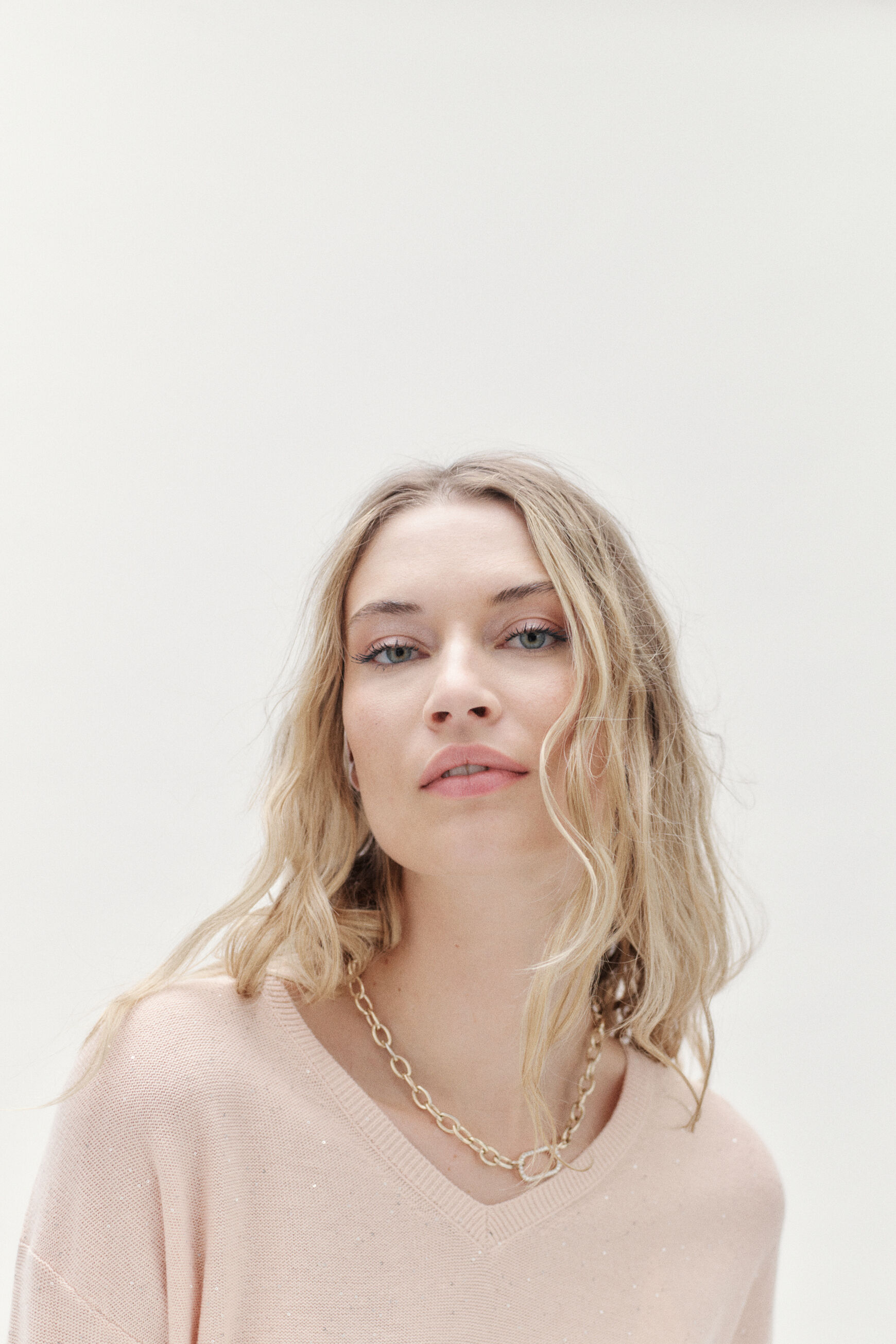 pull ange rose pastel femme