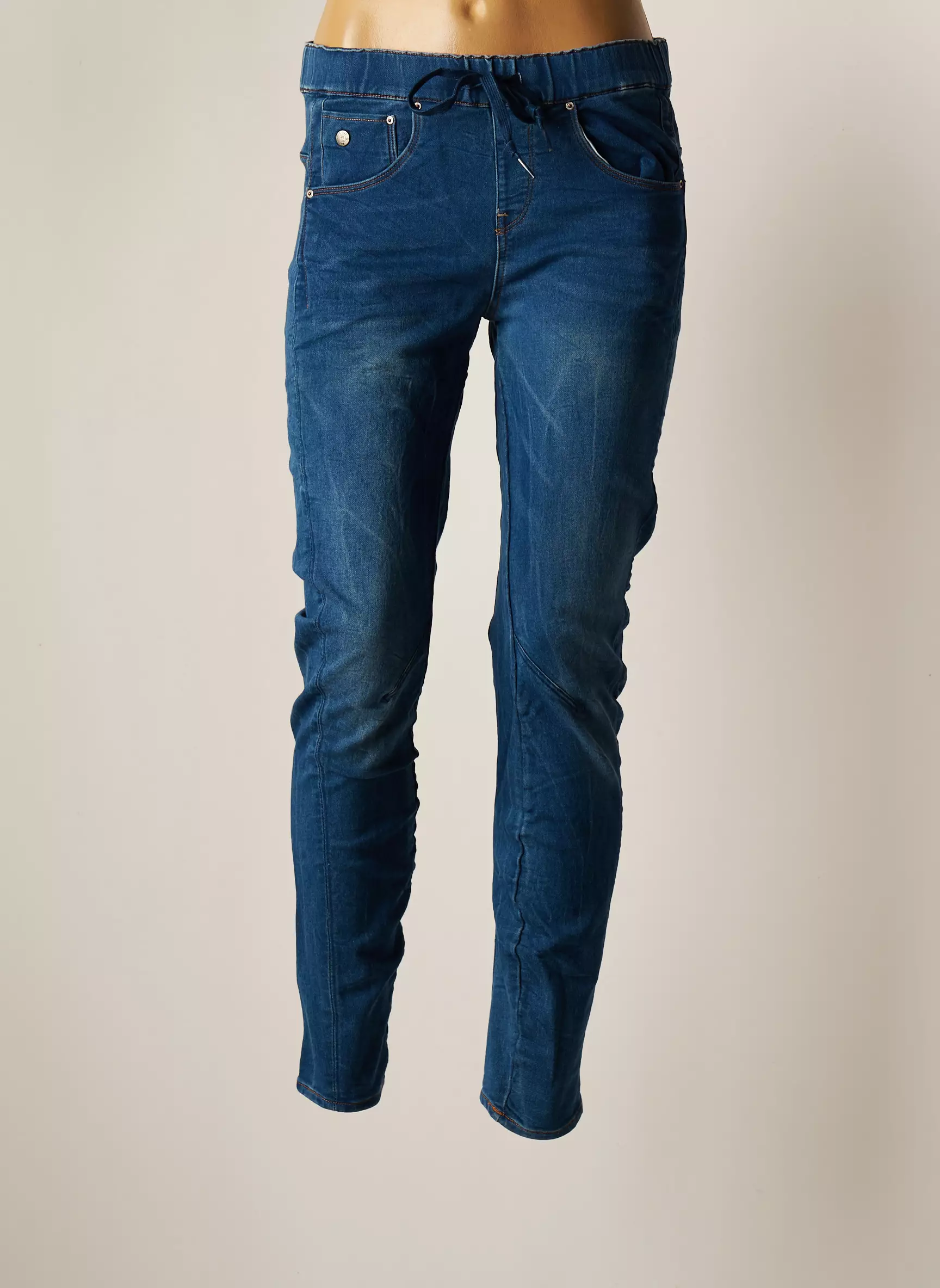 G Star Pantalons Slim Femme couleur bleu