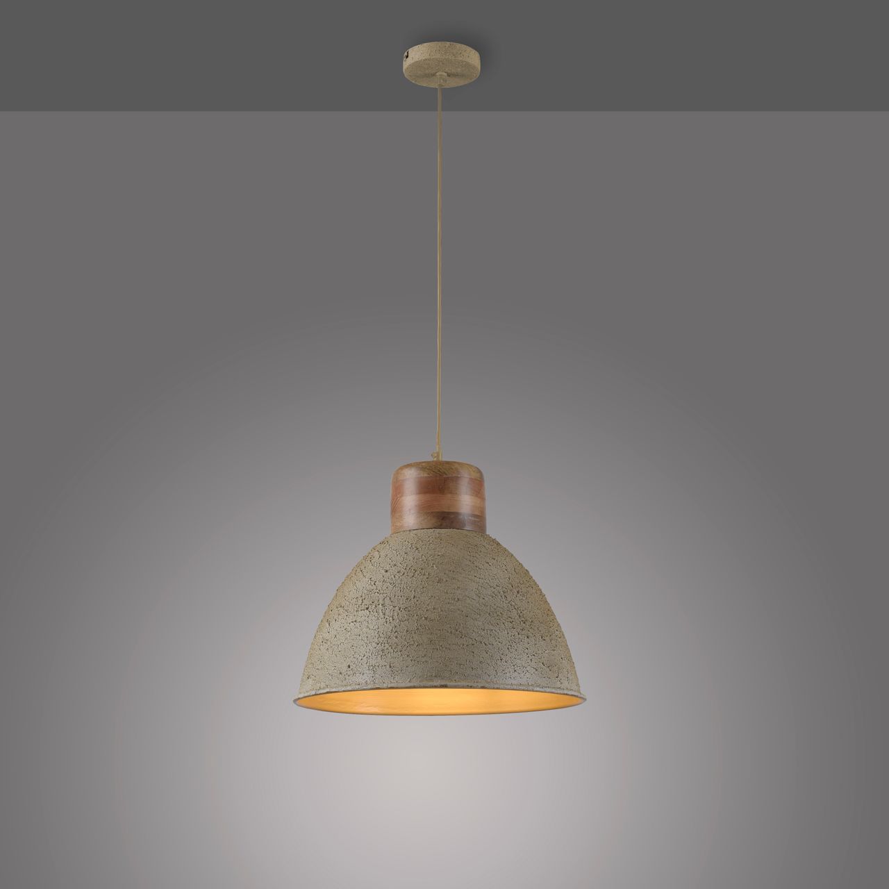 JUST LIGHT LeuchtenDirekt Pendelleuchte SAMIA, 1x E27 max. 40,00 Watt exkl., Ø42 cm, Innenleuchte, IP20