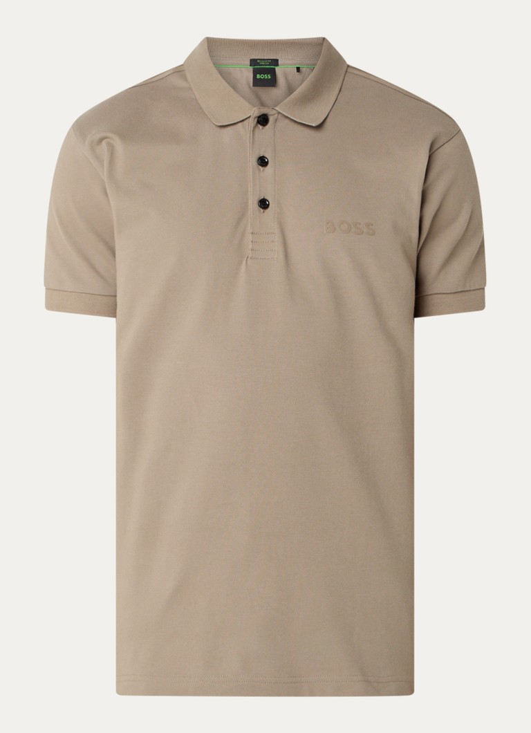 HUGO BOSS pamučna pike polo majica regularnog kroja s logom