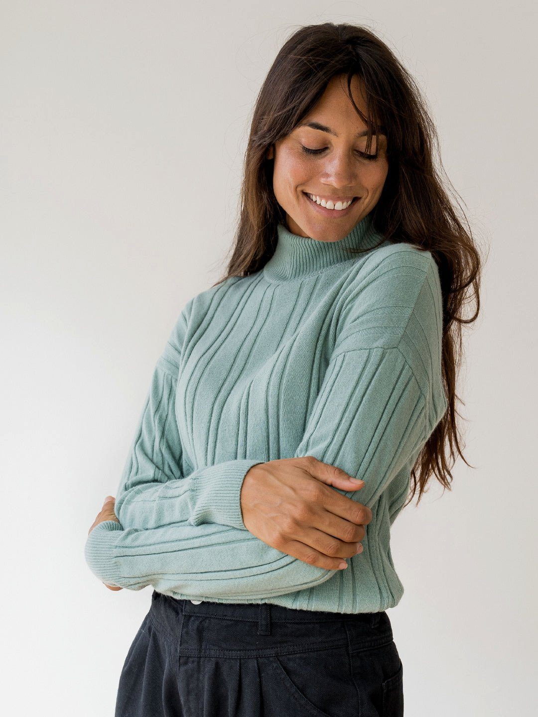 TWOTHIRDS Rollkragenpullover Holt aus recycelten Materialien