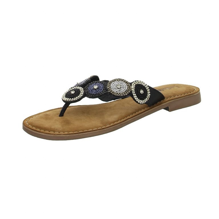 LAZAMANI Klassische Sandalen schwarz