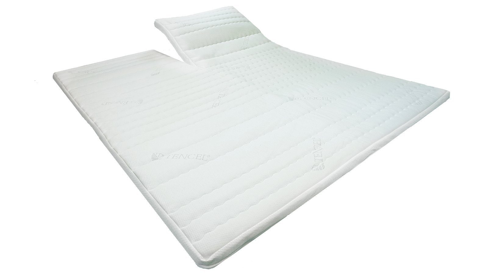 Topper Split-Topper Premium Gelschaum, AM Qualitätsmatratzen, 6 cm hoch, Gelschaum, 160x200 cm