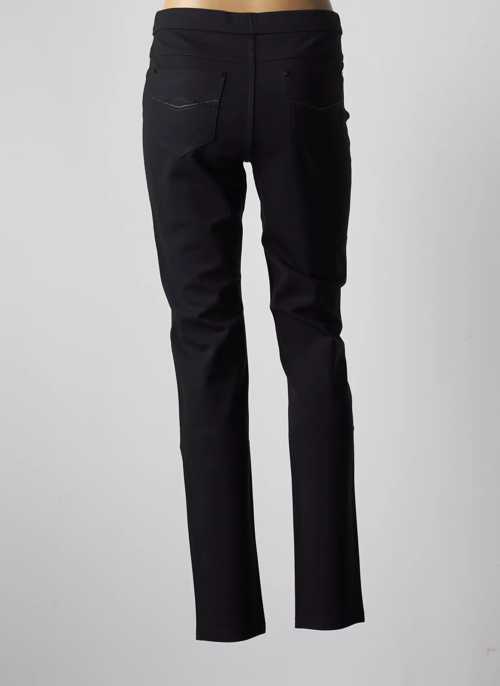 Youline Pantalons Slim Femme couleur noir