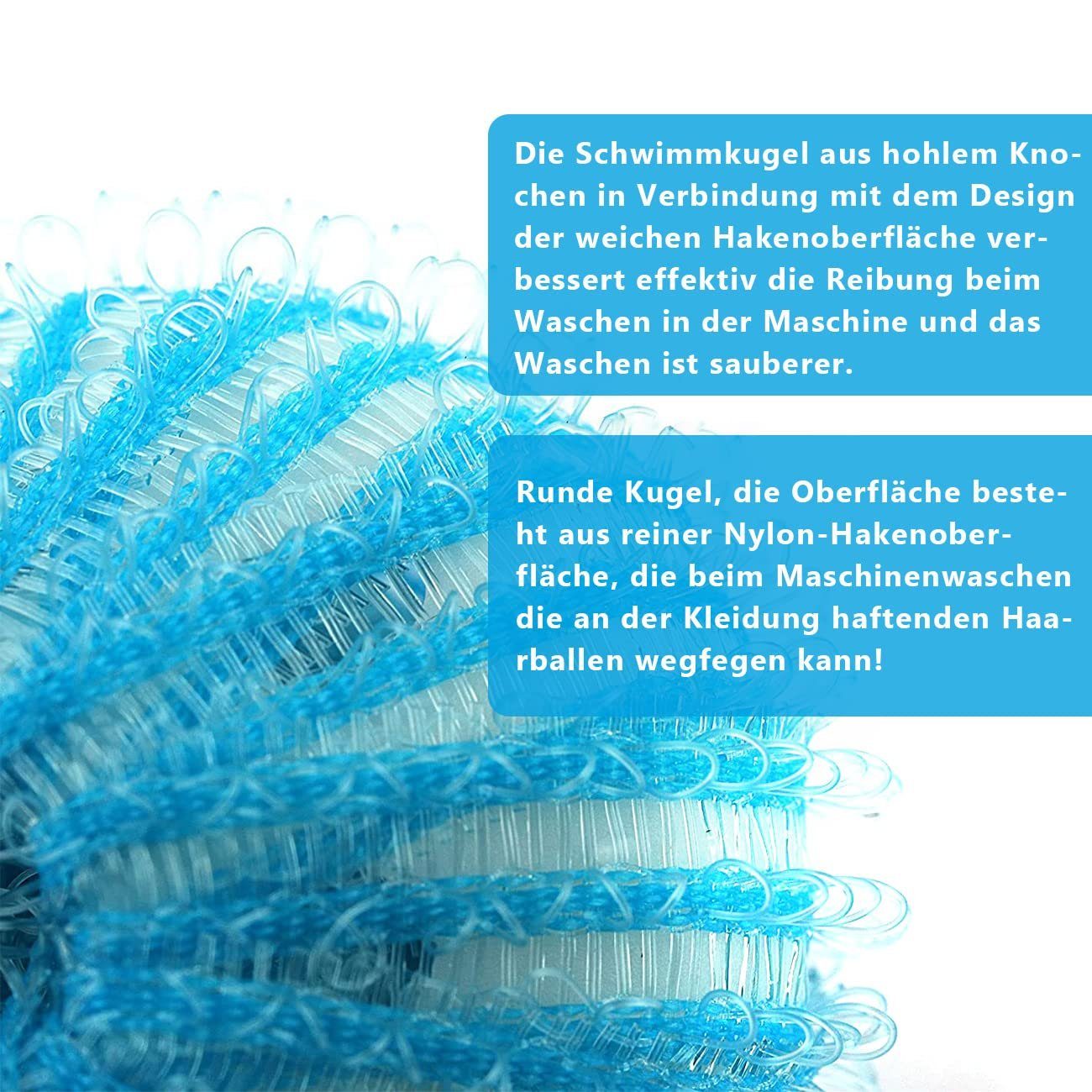 JedBesetzt Wäschekugel Fusselentferner tierhaare,Tierhaarentferner Waschmaschine,35mm