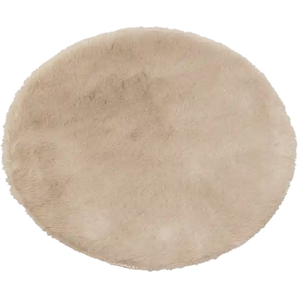 Deko-Fellkissen taupe