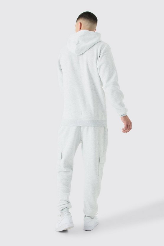 Slim-Fit Hoodie mit Homme-Applikation