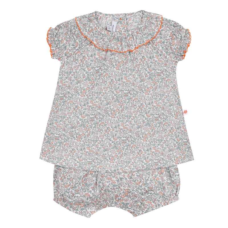 Ensemble en coton à imprimé Liberty naissance Absorba
