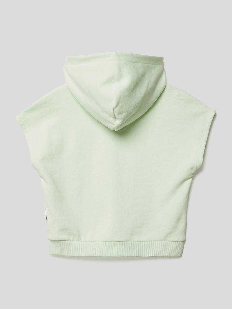 Hoodie mit Statement-Print in mint