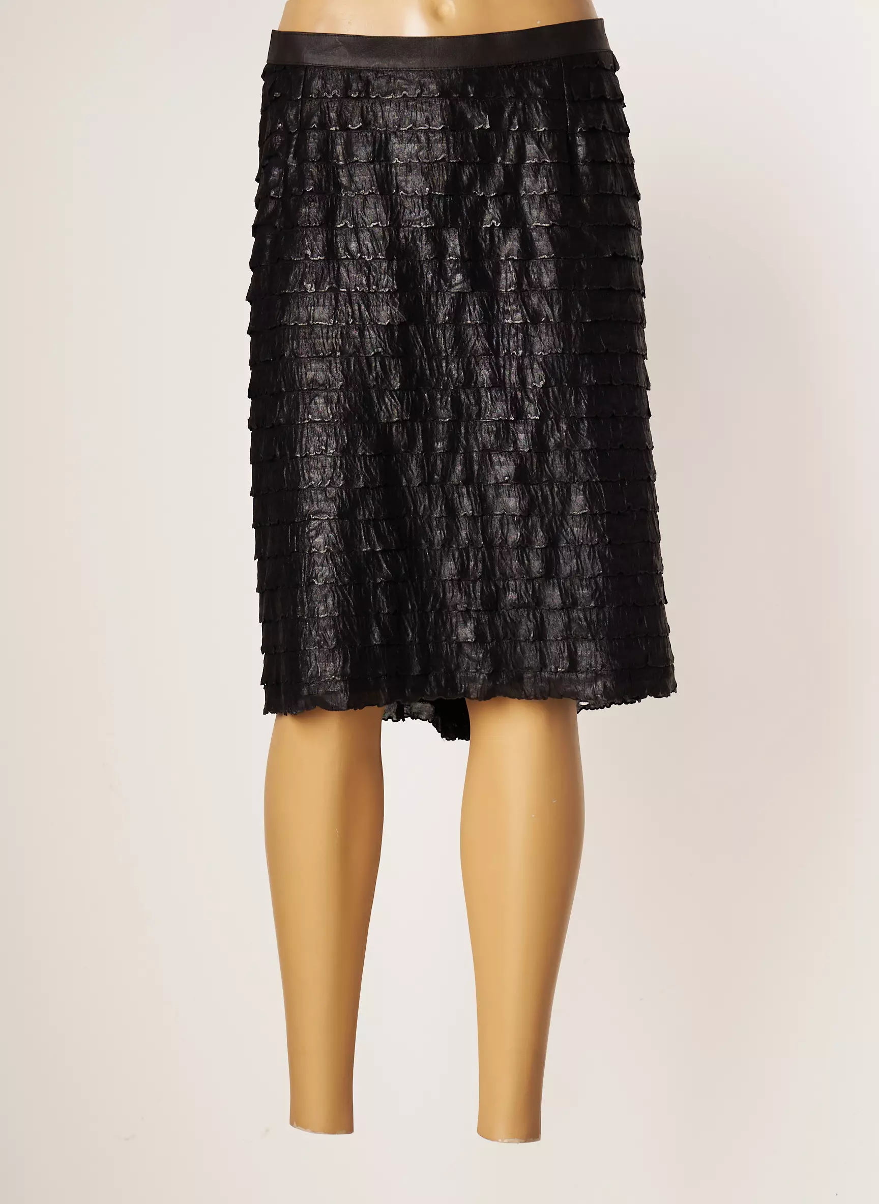 Jumfil Jupes Mi Longues Femme couleur noir