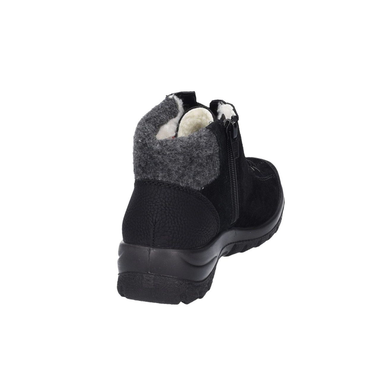 RIEKER Schnür-Stiefeletten schwarz