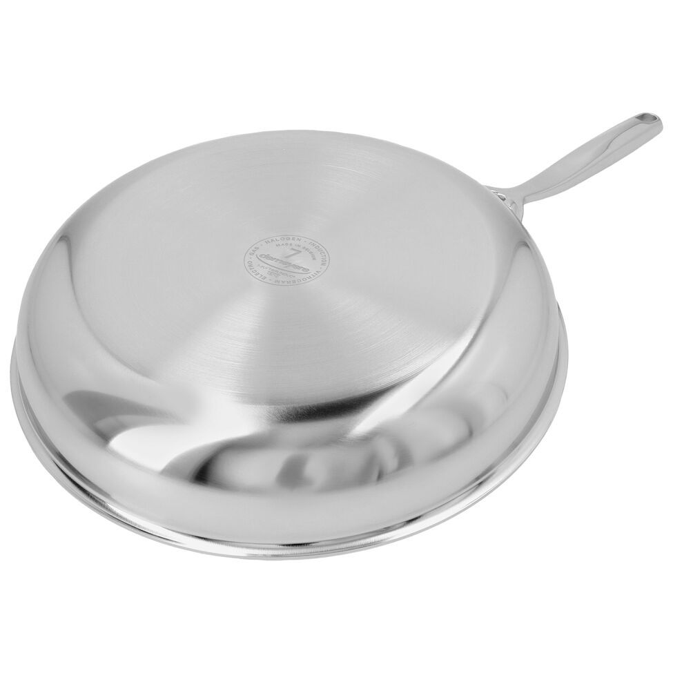 Bratpfanne 28 cm, 18/10 Edelstahl, Silber