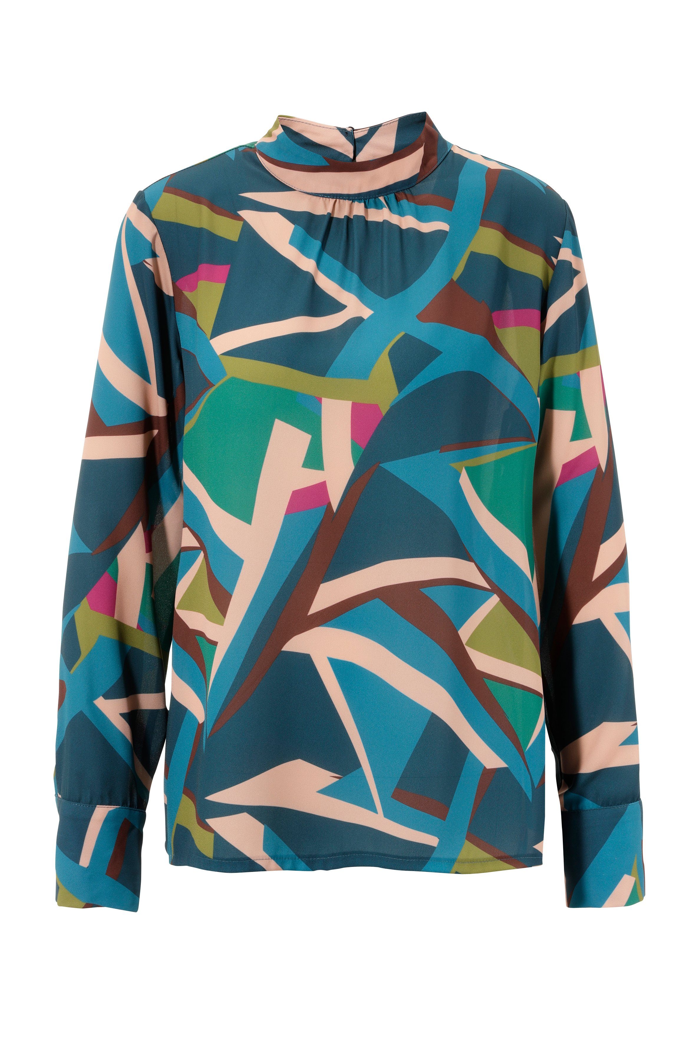 Aniston SELECTED Druckbluse mit Allover-Print in kräfigten Farben
