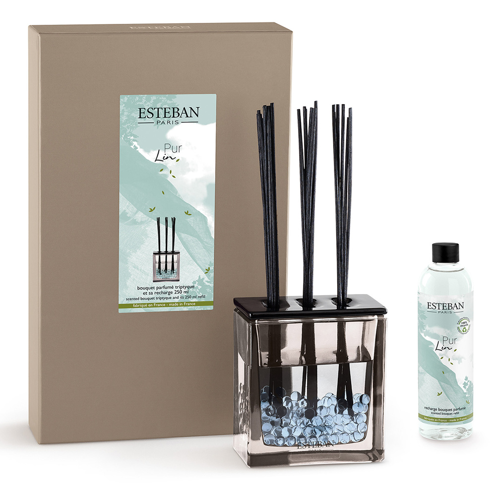 esteban Pur Lin Bouquet parfumé triptyque