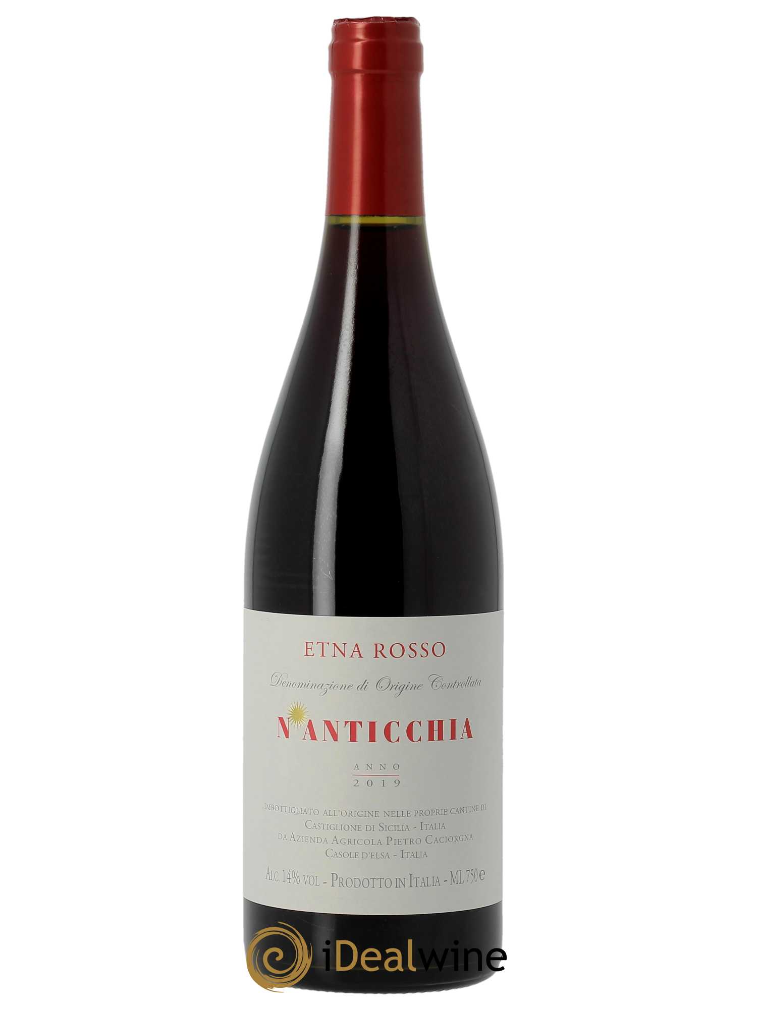 Etna Rosso DOC Azienda Agricola Pietro Caciorgna Nanticchia  2019 - Lot de 1 Bouteille