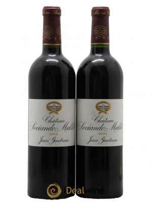 Château Sociando Mallet  2004 - Lot de 2 Bouteilles