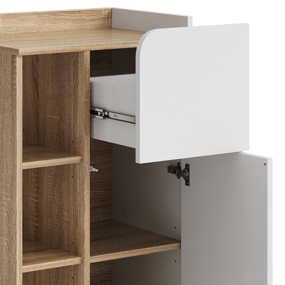 Vicco Badkommode Unterschrank Karen Sonoma Weiß