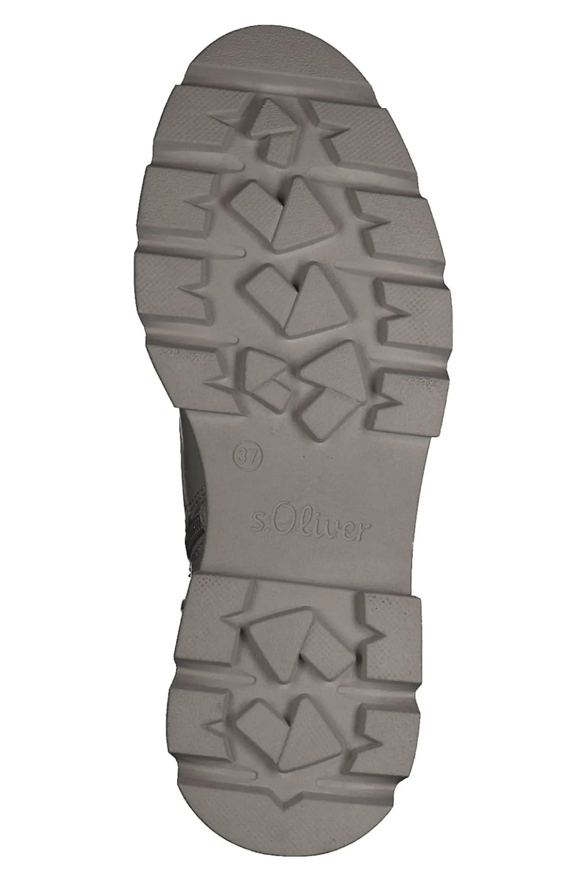 s.Oliver  Stiefelette - Beige - Blockabsatz