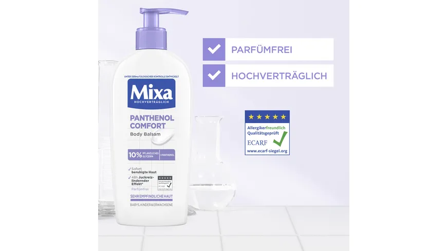 Mixa Panthenol Comfort Body Balsam 250 ml