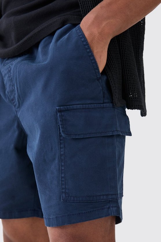 Slim-Fit Cargo-Shorts