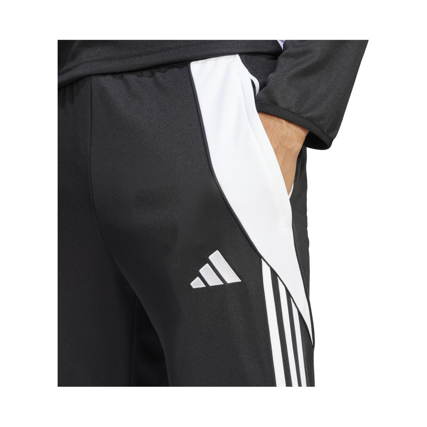 adidas Tiro 24 Trainingshose Slim Schwarz Weiss